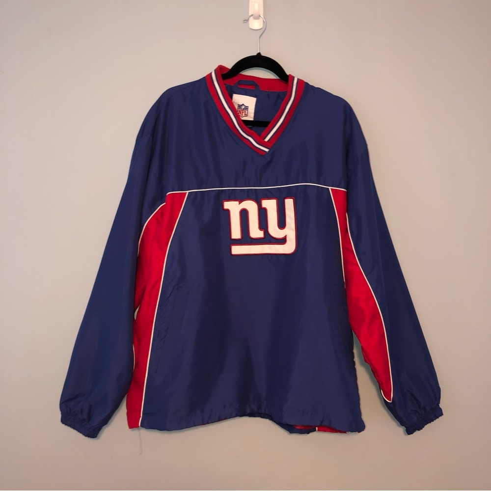 Official NFL New Your Giants Pullover Golf Jacket XXL